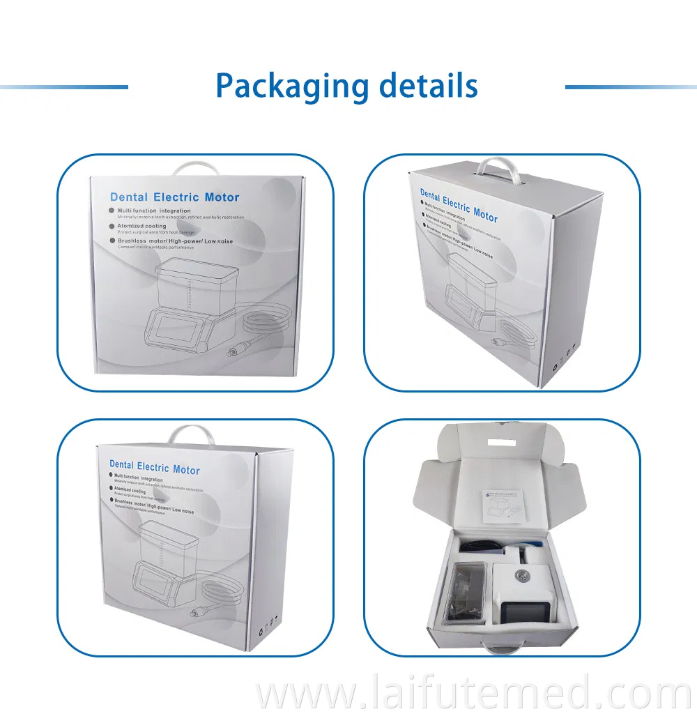 Dental Electric Micro Motor Power System with Water Tank LED Brushless